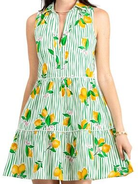 Kiel James Patrick Lemon Blossom Dress M